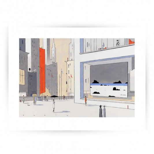 Digigraphie - Sunny Winter Day - François Avril - secondaire-4