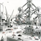 Tirage d'Art - Atom city VI - François Avril - secondaire-1
