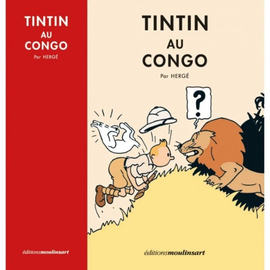 Tintin au Congo version colorisée - Coffret lithographies - secondaire-1
