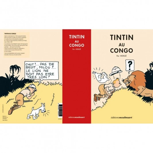 Tintin au Congo version colorisée - Coffret lithographies - secondaire-2