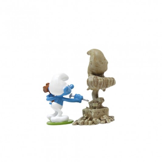 Figurine Pixi Schtroumpf Sculpteur - secondaire-5