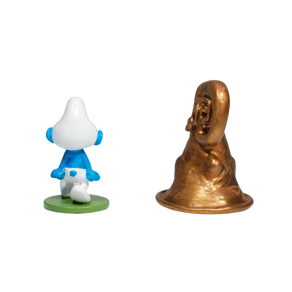 Figurine Pixi Origine - Le Schtroumpf et le tuba - secondaire-2