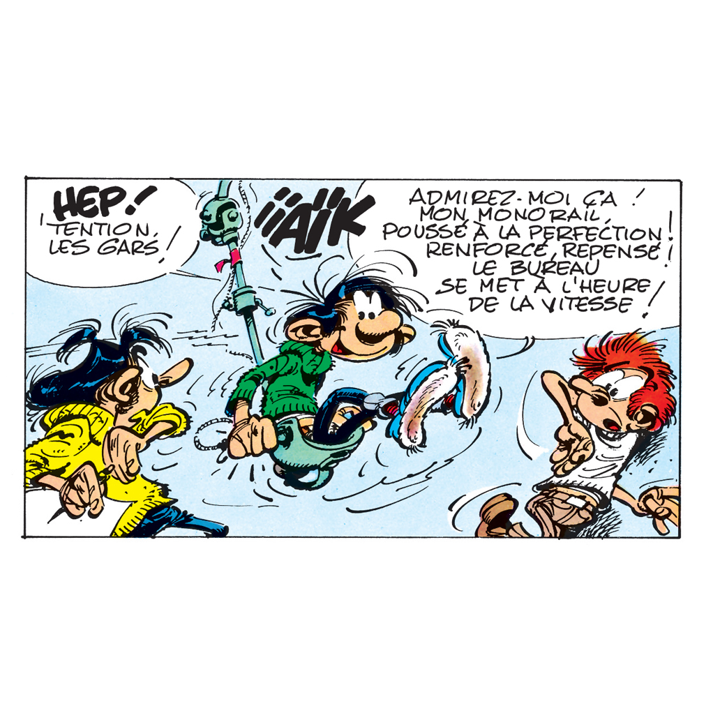 Gaston et le Monorail - Gaston Lagaffe - Collection Boîte - secondaire-3