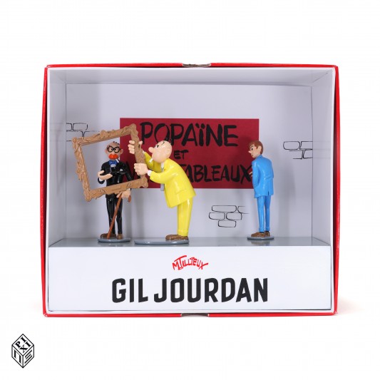 Figurine Pixi Gil Jourdan Popaïne et vieux tableau - secondaire-4