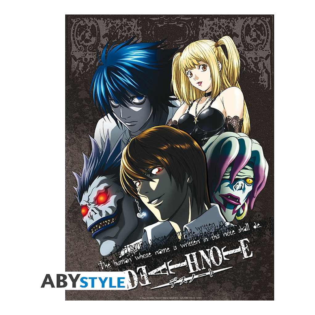 DEATH NOTE - 2 posters - L & Light, L, Misa et les Shinigami - secondaire-1