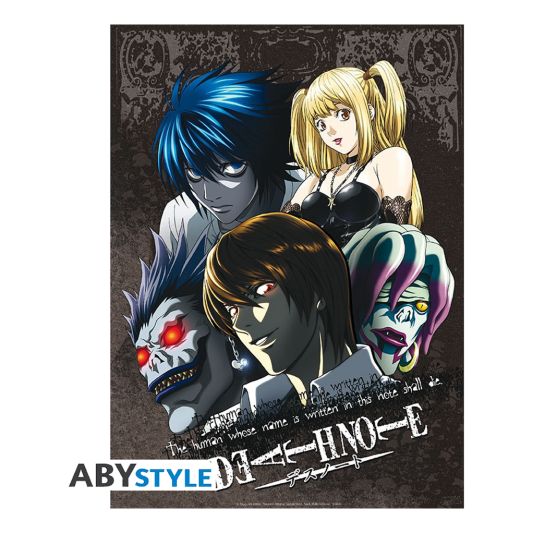 DEATH NOTE - 2 posters - L & Light, L, Misa et les Shinigami - secondaire-1