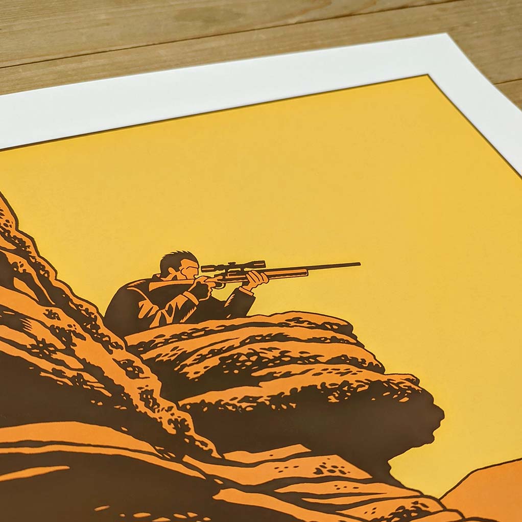 Sérigraphie Tyler Cross, Sniper par Brüno - secondaire-2