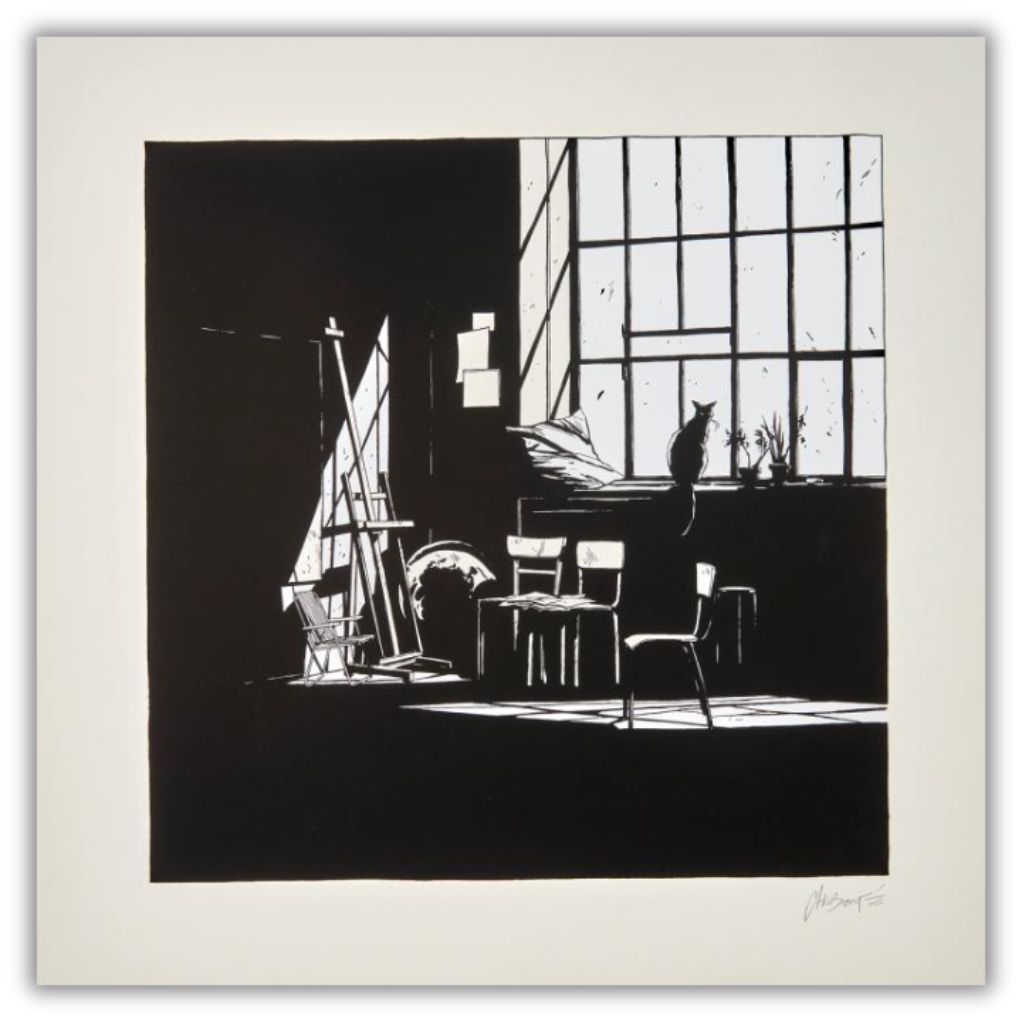 Sérigraphie Chabouté - Toile Blanche - secondaire-1