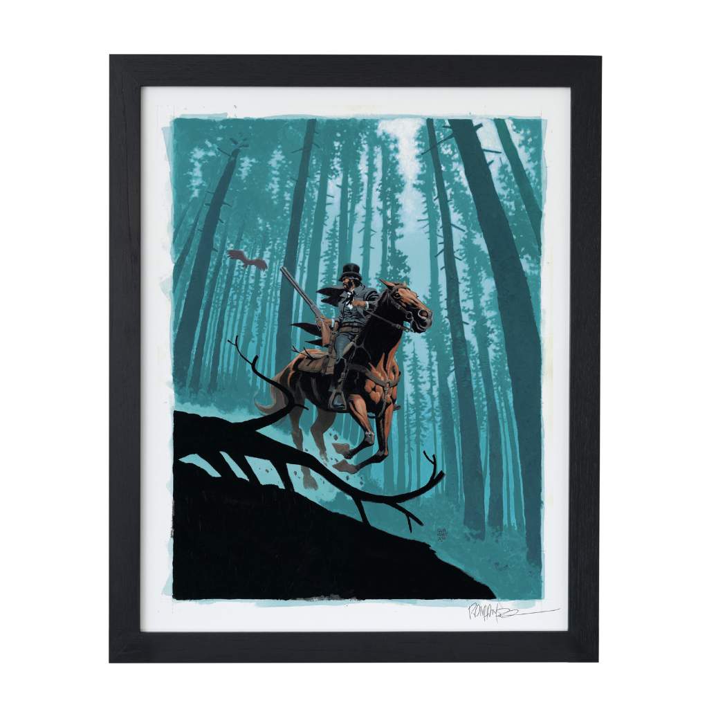 Digigraphie Undertaker - Poursuite en forêt - secondaire-1