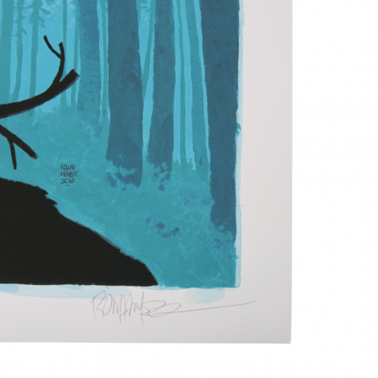Digigraphie Undertaker - Poursuite en forêt - secondaire-4