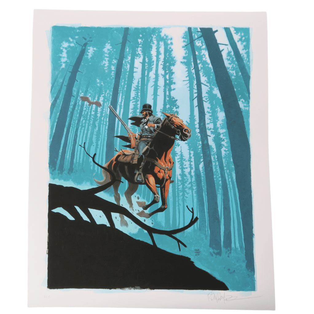 Digigraphie Undertaker - Poursuite en forêt - secondaire-5
