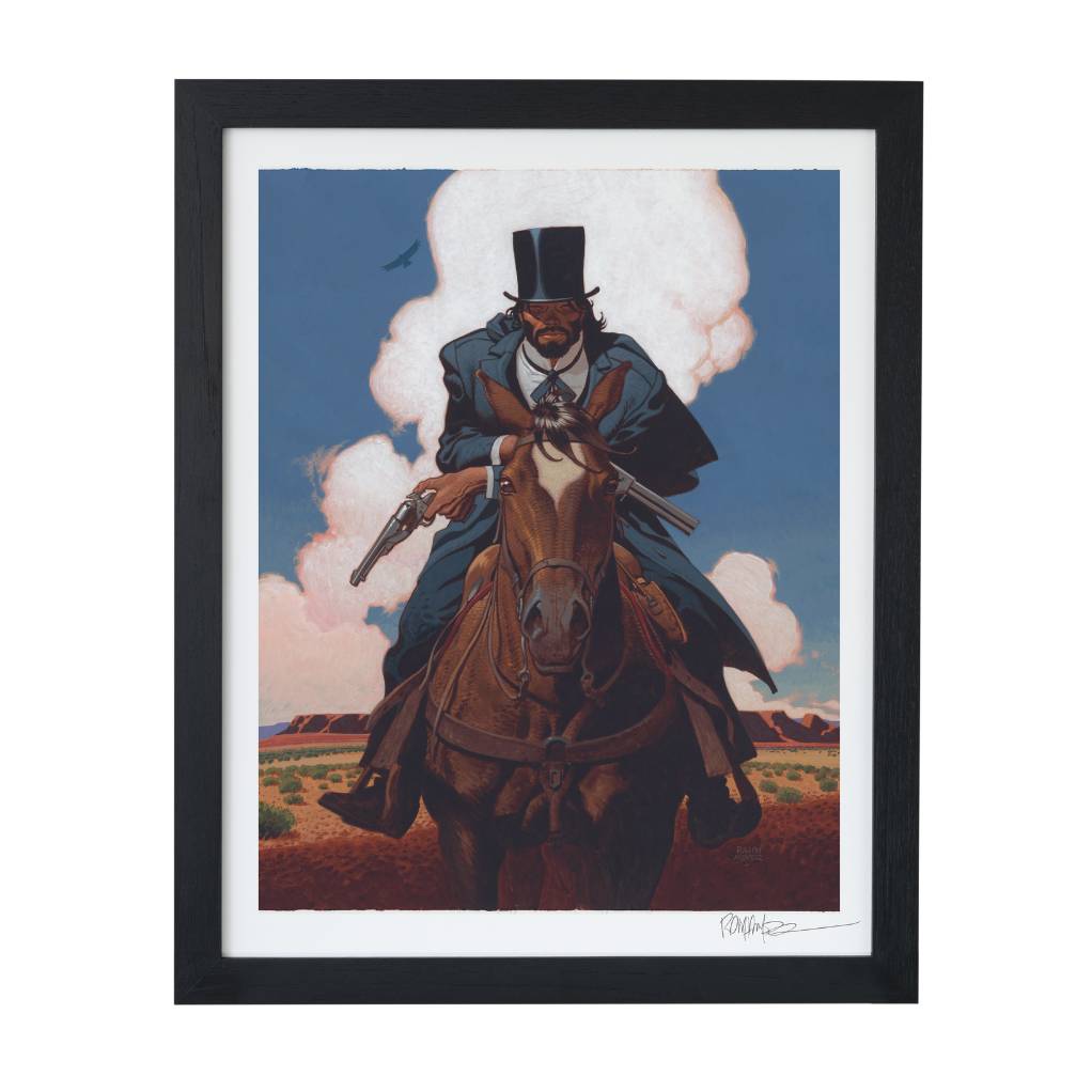 Digigraphie Undertaker - Portrait à cheval - secondaire-1