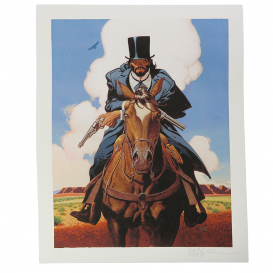 Digigraphie Undertaker - Portrait à cheval - secondaire-6