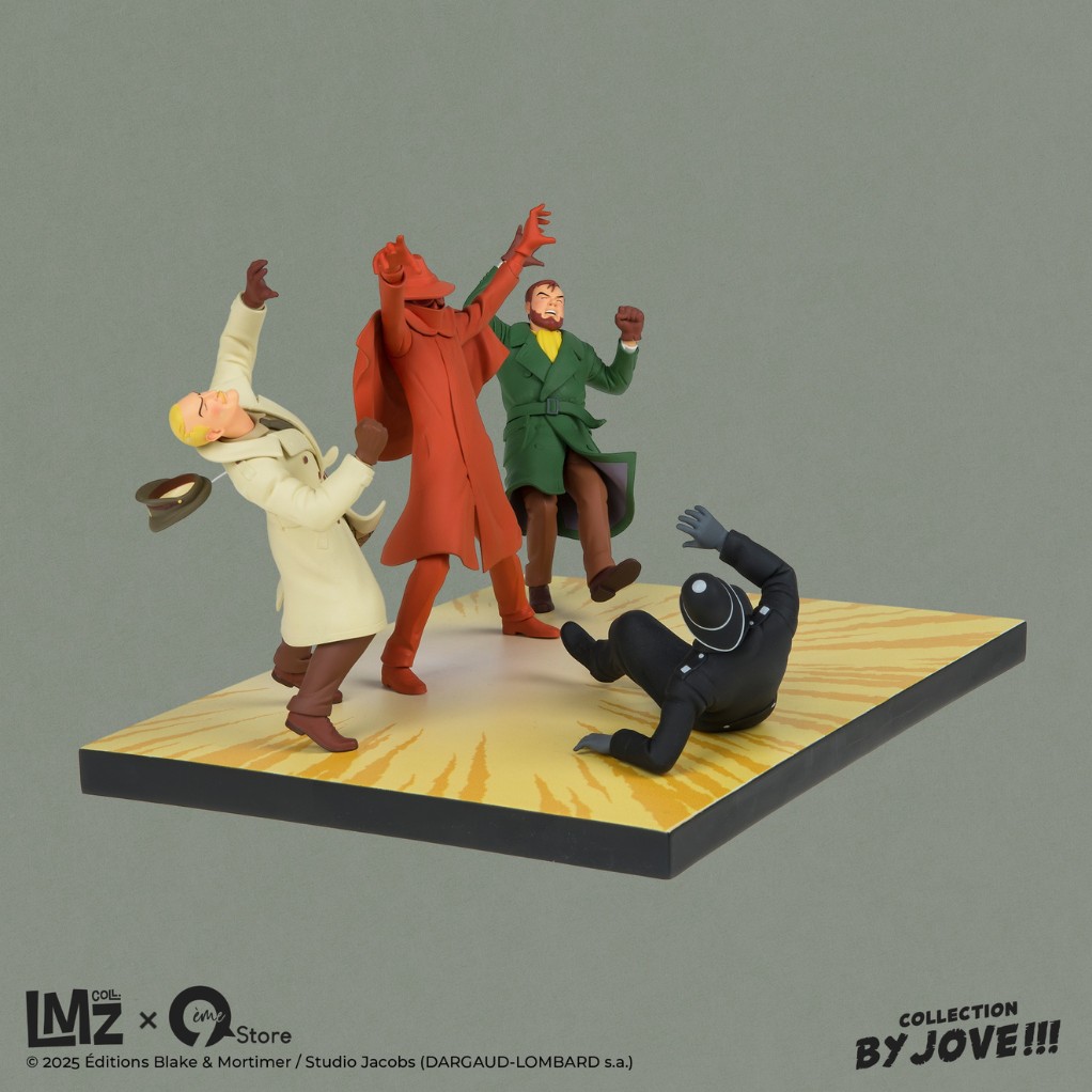 Figurine Blake et Mortimer  - Coffret 4 personnages - secondaire-1