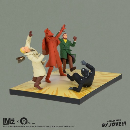 Figurine Blake et Mortimer  - Coffret 4 personnages - secondaire-1