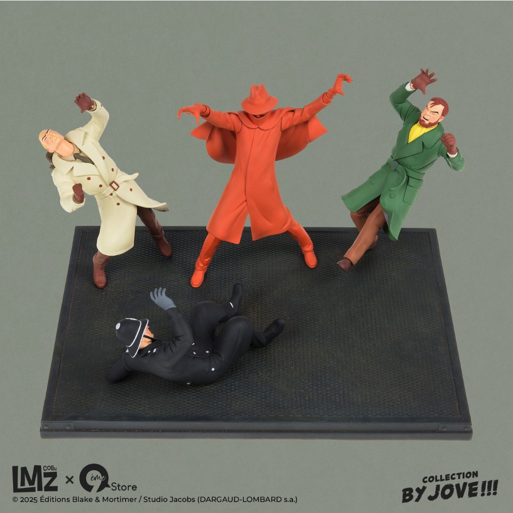 Figurine Blake et Mortimer  - Coffret 4 personnages - secondaire-14