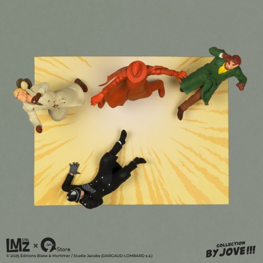 Figurine Blake et Mortimer  - Coffret 4 personnages - secondaire-6