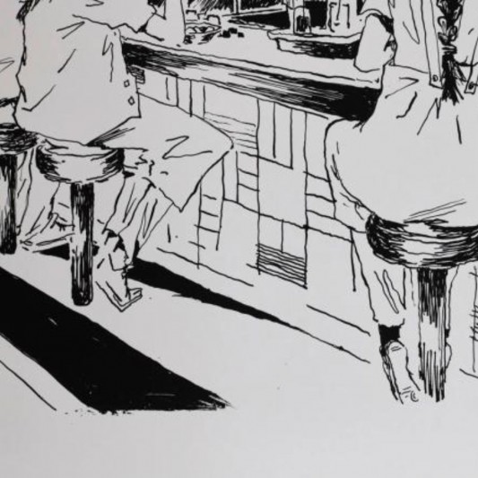 Sérigraphie - Midi à Tokyo - Pierre-Henry Gomont - secondaire-4
