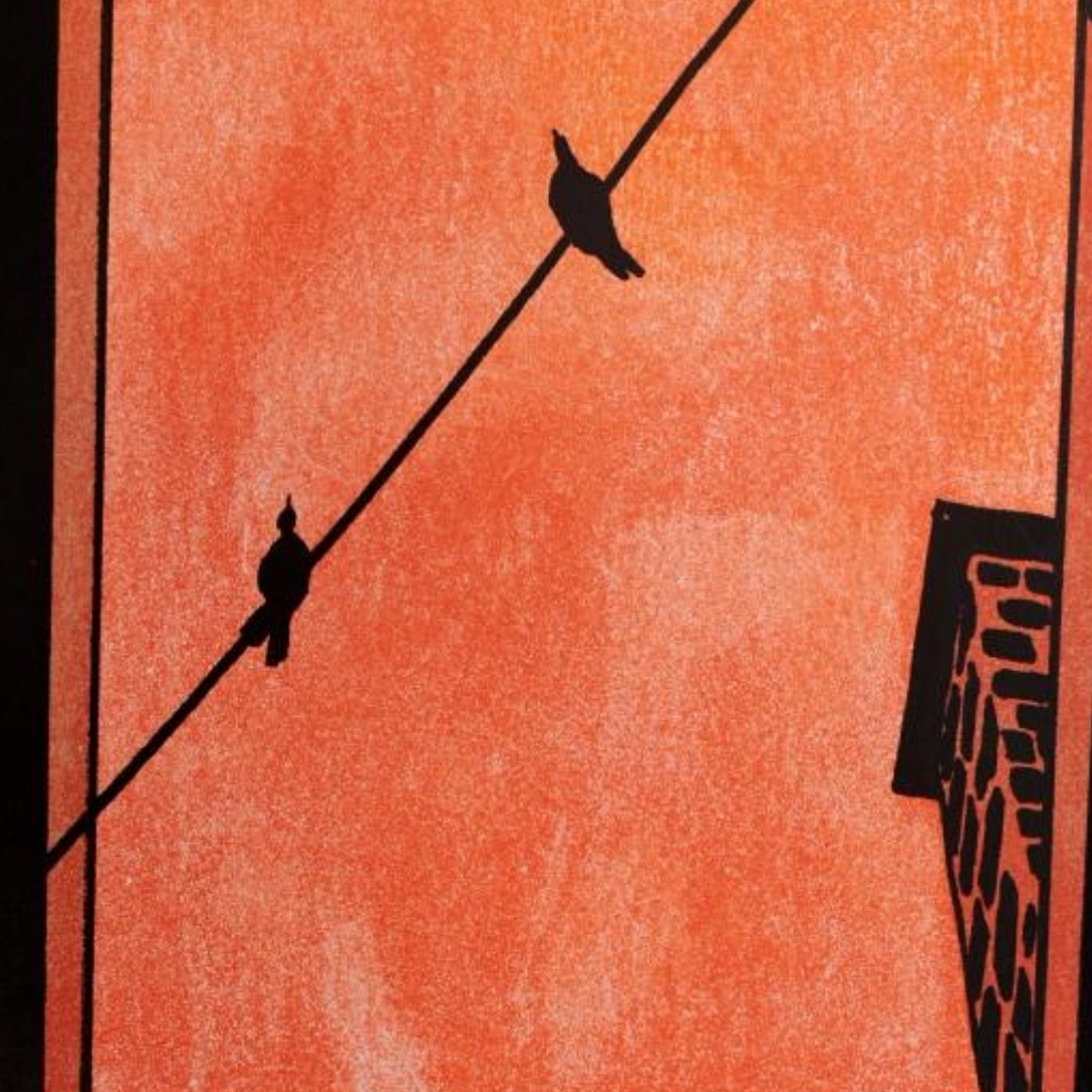 Sérigraphie - Le Saut - Piero Macola - secondaire-2
