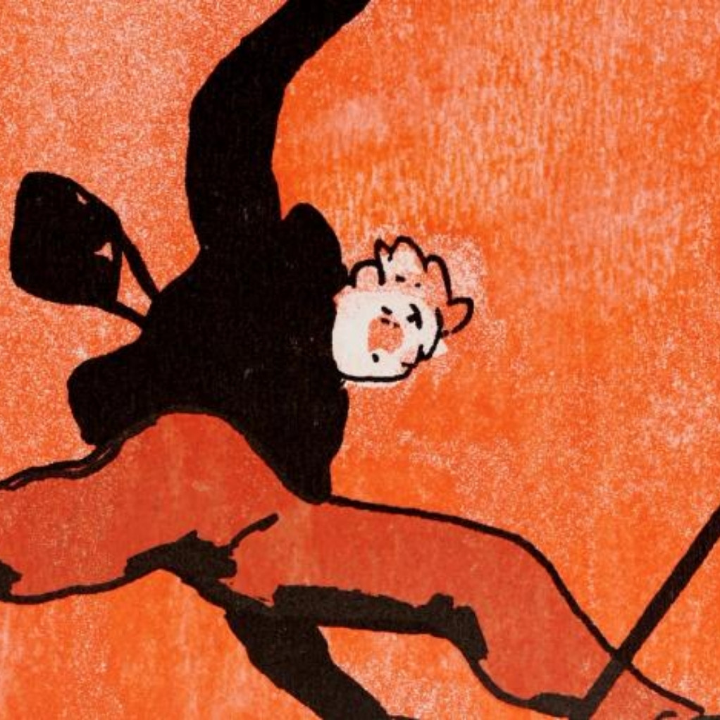Sérigraphie - Le Saut - Piero Macola - secondaire-4