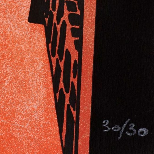 Sérigraphie - Le Saut - Piero Macola - secondaire-5