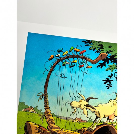 Tirage d'art - Gaston - Couverture du Journal Spirou de juin 2026 - secondaire-6