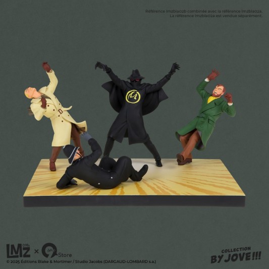 Figurine Blake et Mortimer - Olrik guinea pig (avec M jaune) - secondaire-5
