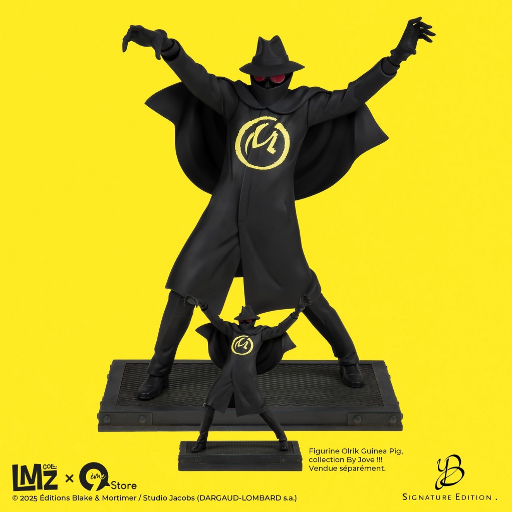 Figurine Blake et Mortimer  - Olrik guinea pig - Signature édition (avec M Jaune) - secondaire-6