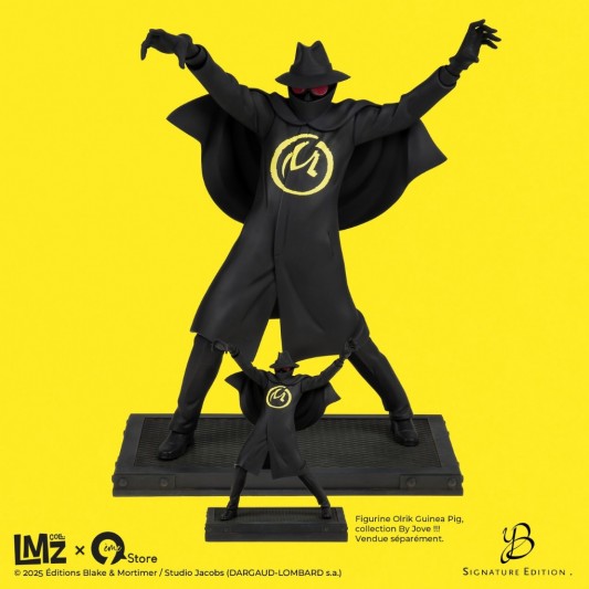 Figurine Blake et Mortimer  - Olrik guinea pig - Signature édition (avec M Jaune) - secondaire-6