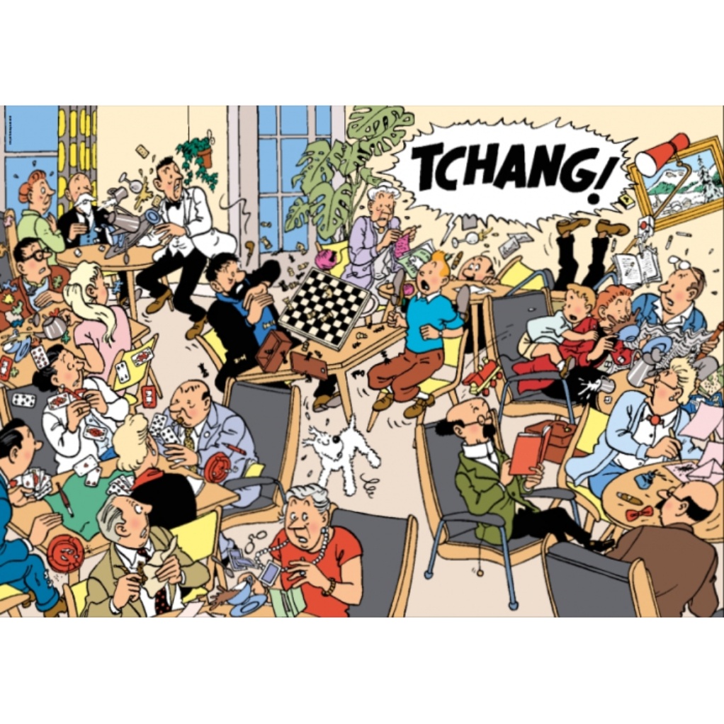 Puzzle Tintin - Tchang ! - 1000 pièces + 1 poster - secondaire-1