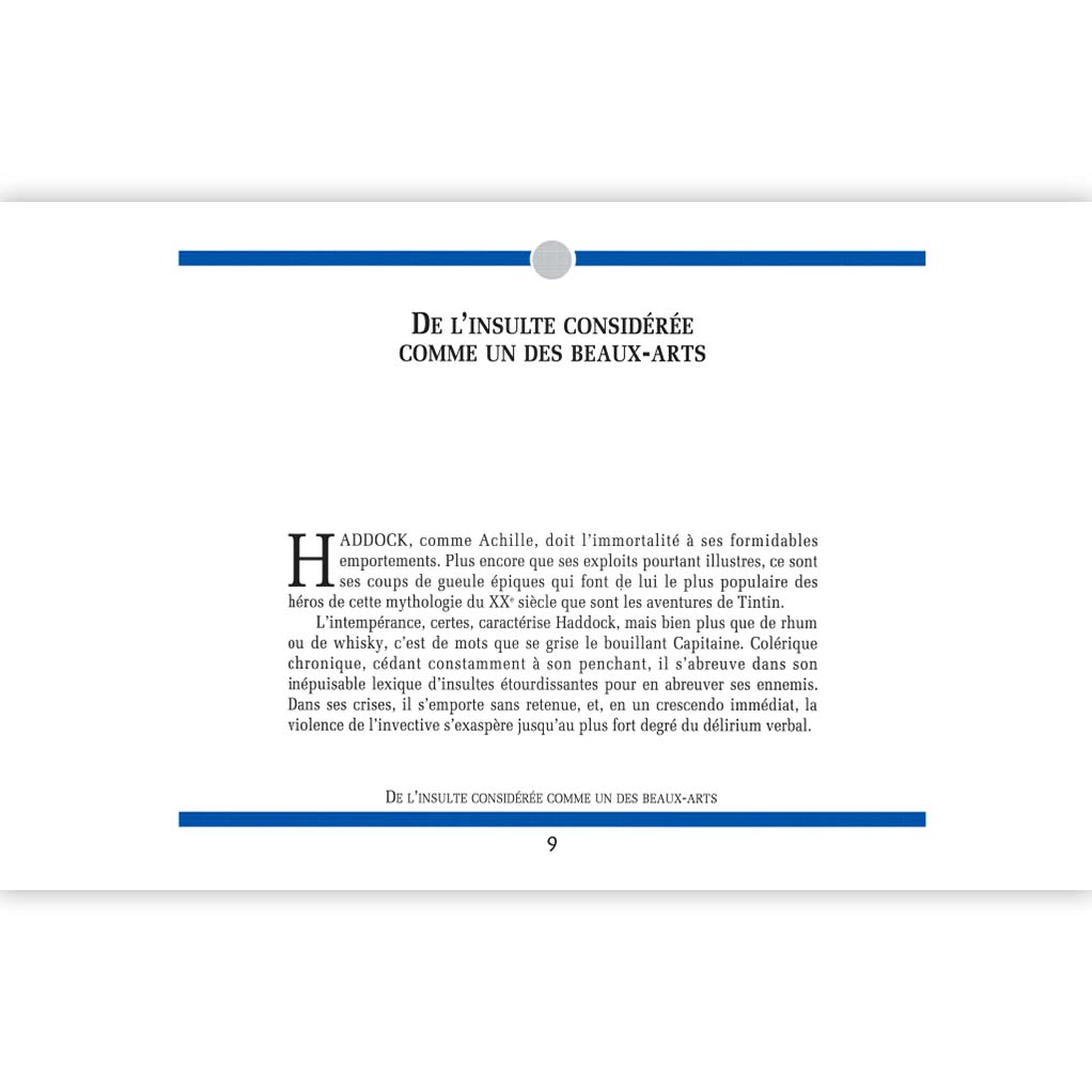 L'intégrale des jurons du Capitaine Haddock (Le Haddock illustré) - secondaire-1