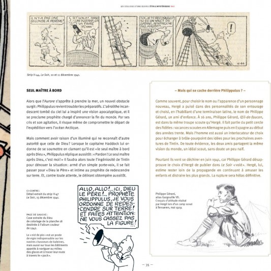Tintin - L'étoile mystérieuse - Les coulisses d'une oeuvre - Tome 10 - secondaire-4