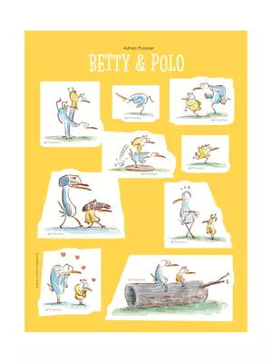 Planche de sticker Betty et Polo T2