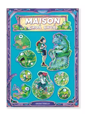 Planche de stickers Maison Croâ Croâ