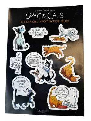 Planche de stickers Space Cats