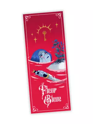 Marque-page Fleur Bleue