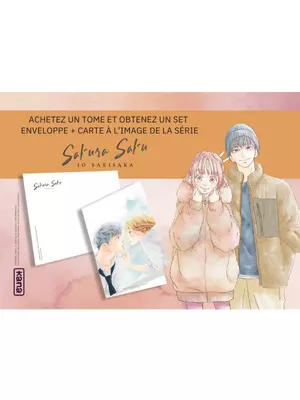 Set enveloppe et carte Sakura Saku