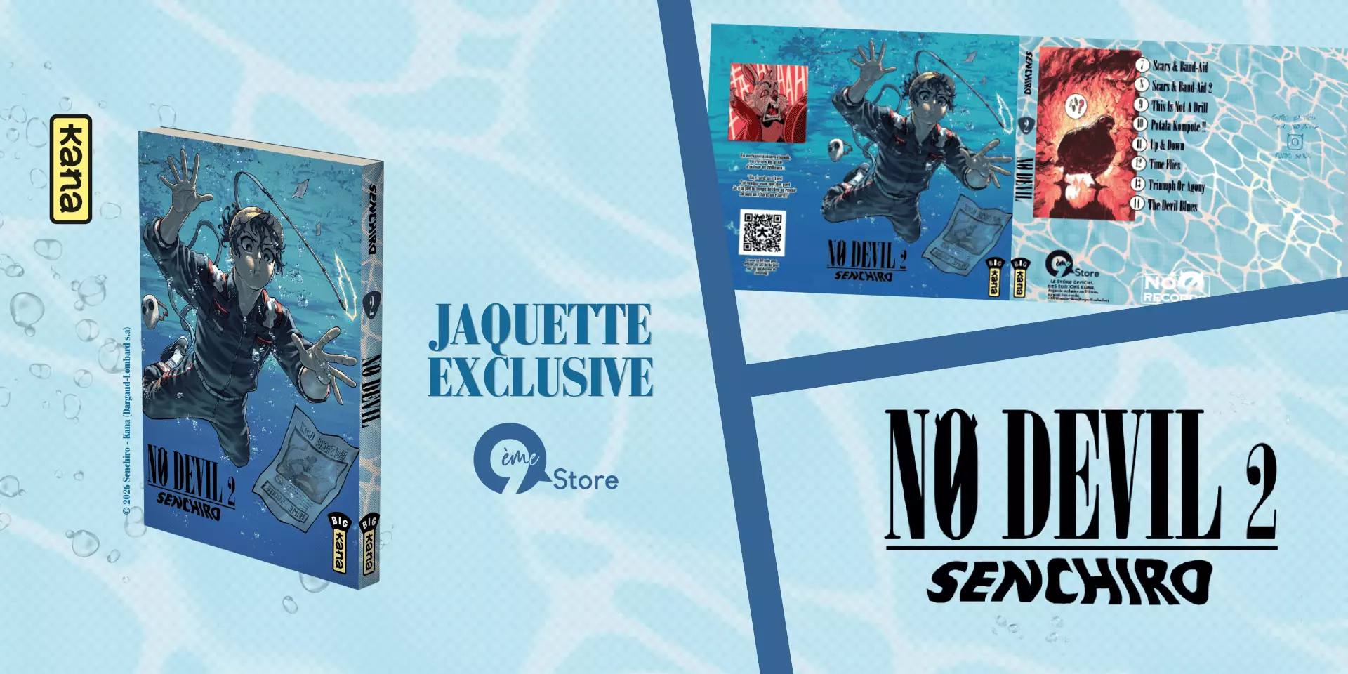 Jaquette exclusive No Devil Tome 2 - 9e Store