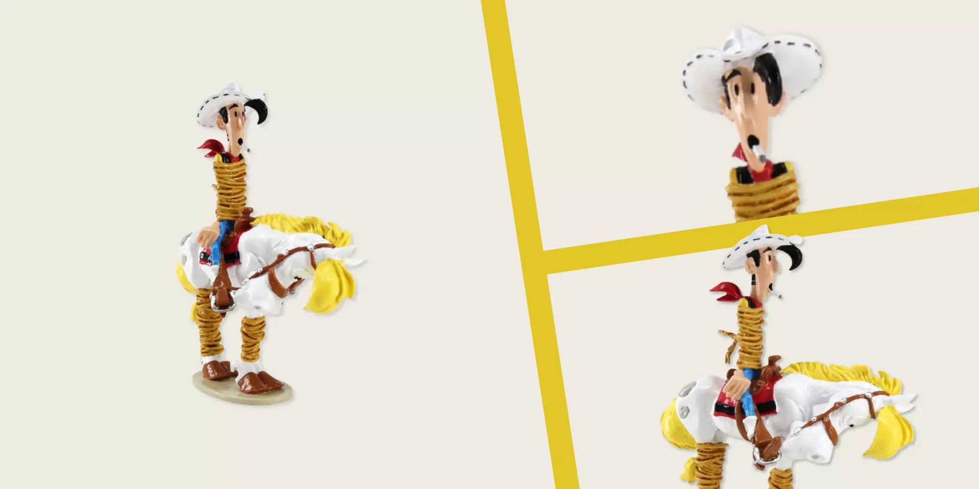 Figurine Pixi - Lucky Luke Ficelé