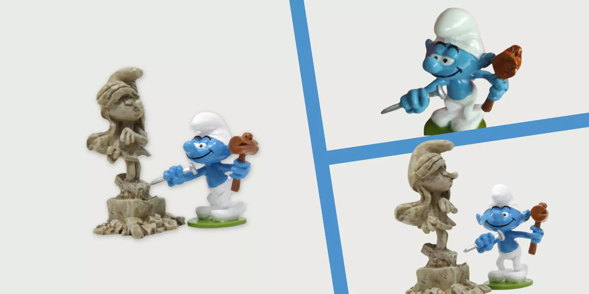 Figurine Pixi Schtroumpf Sculpteur