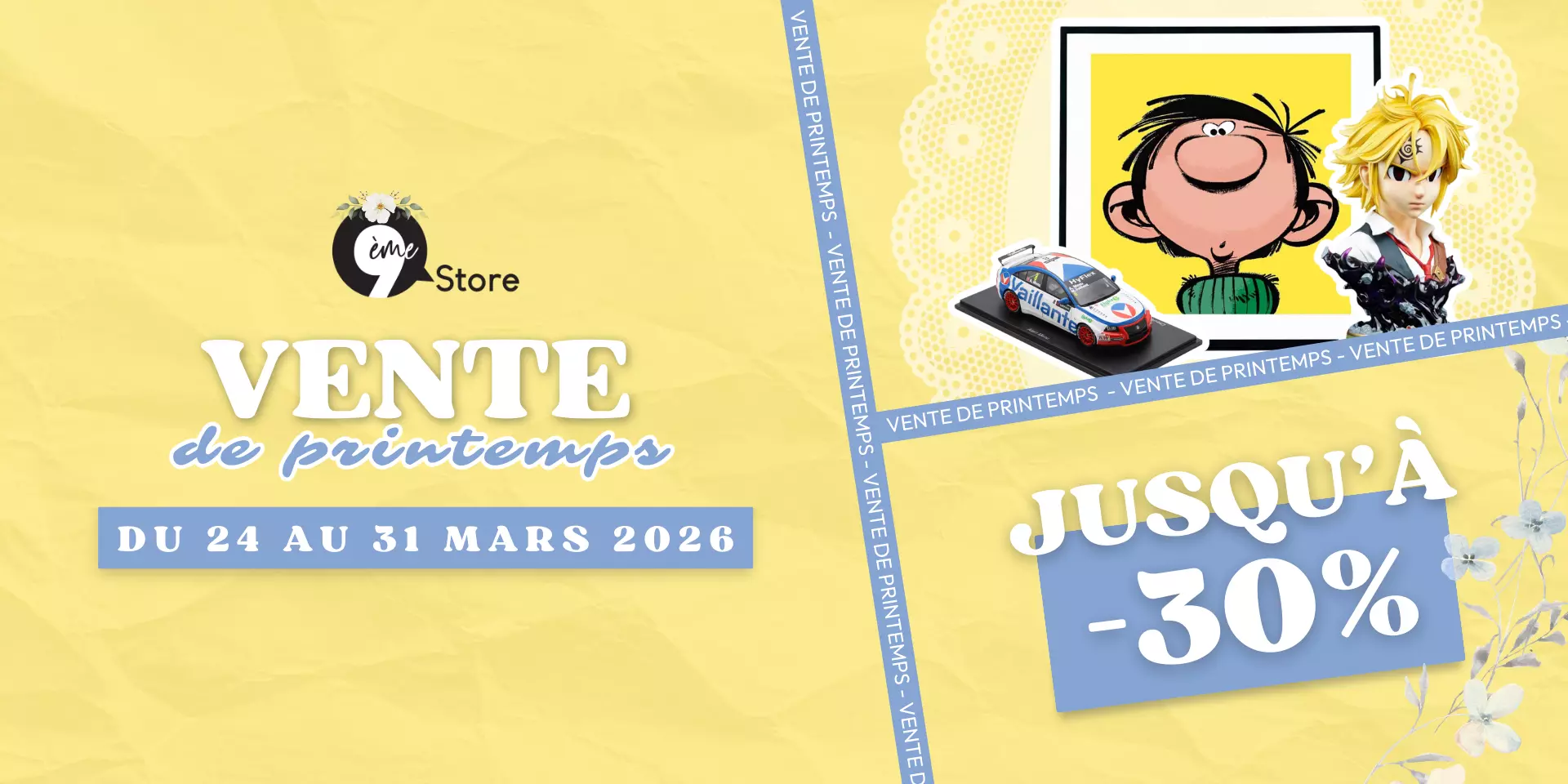 Bannière OP Vente de printemps