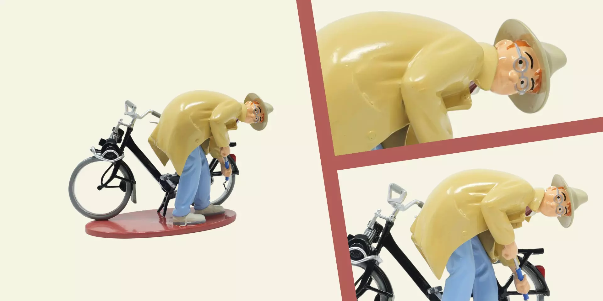 Figurine Pixi Jérôme K et le solex crevé