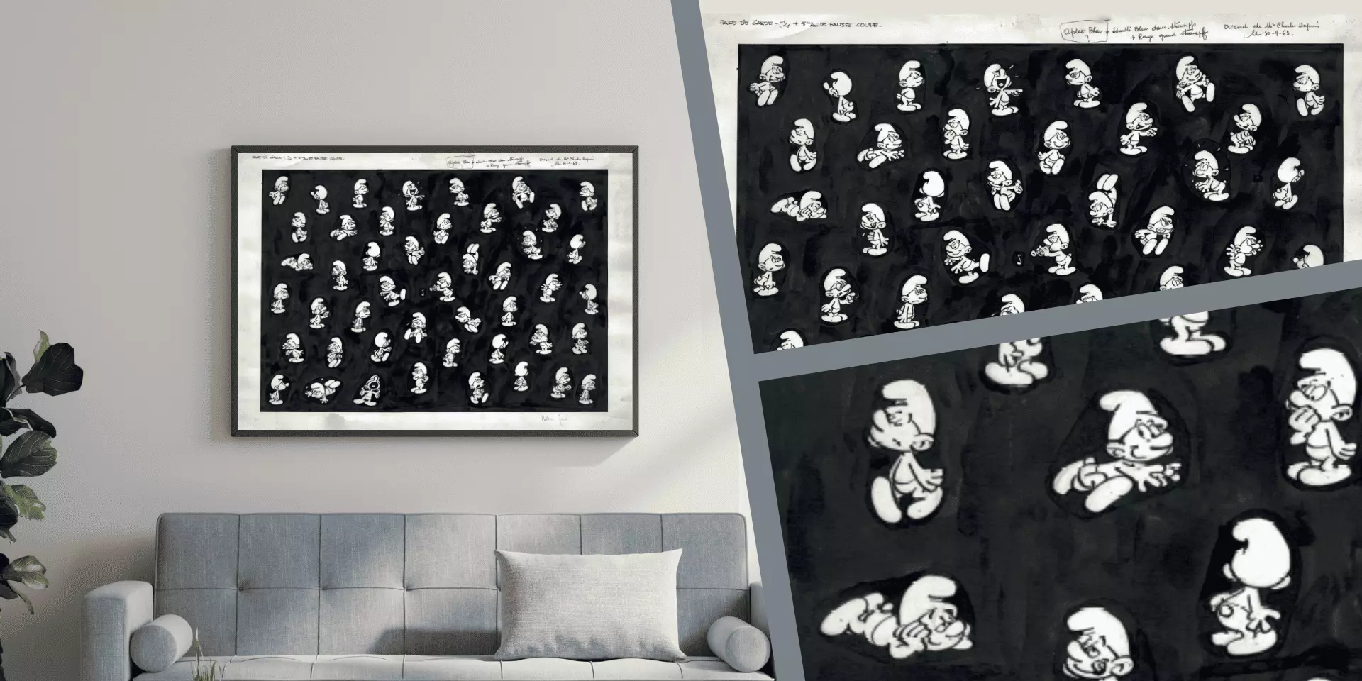 Digigraphie Schtroumpfs