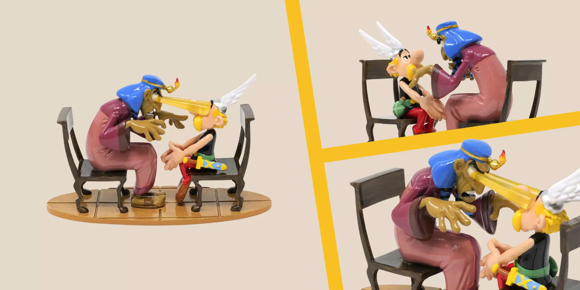 Figurine Pixi Astérix hypnotisé par le mage Iris