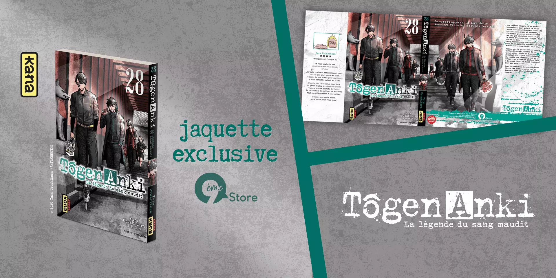 Jaquette exclusive Togen Anki tome 28 - 9e Store