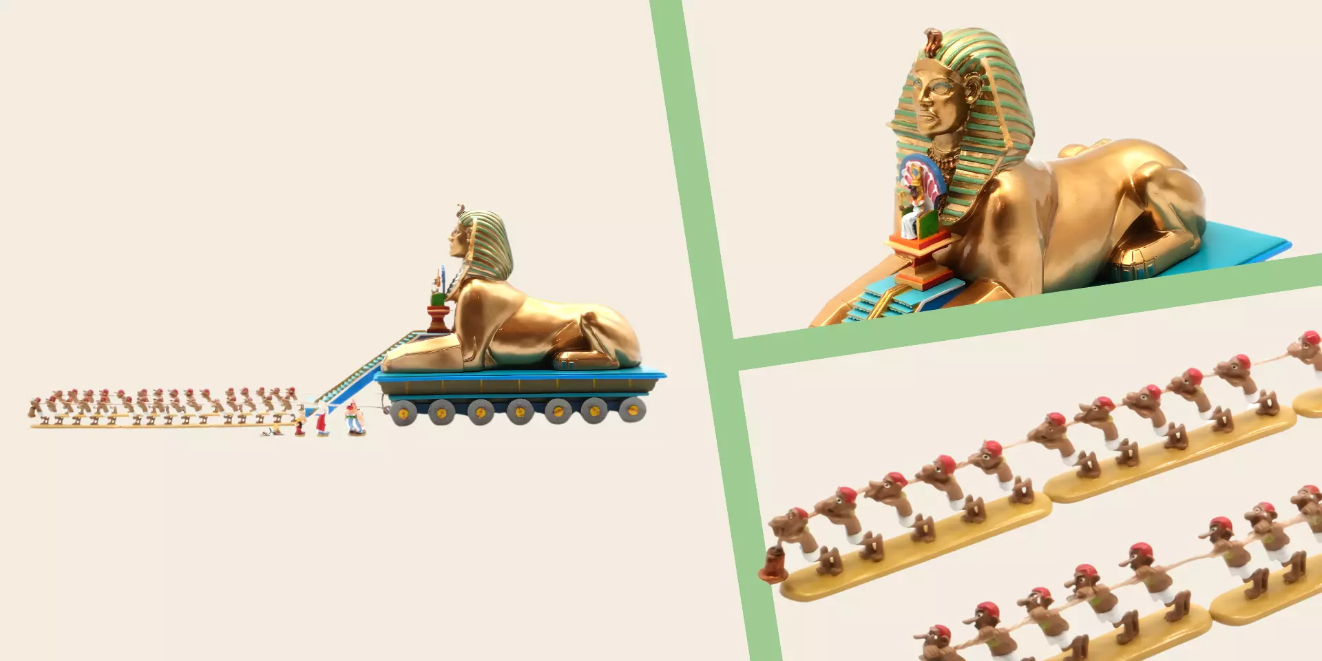 Bannière Figurine Pixi Le Char de Cléopâtre