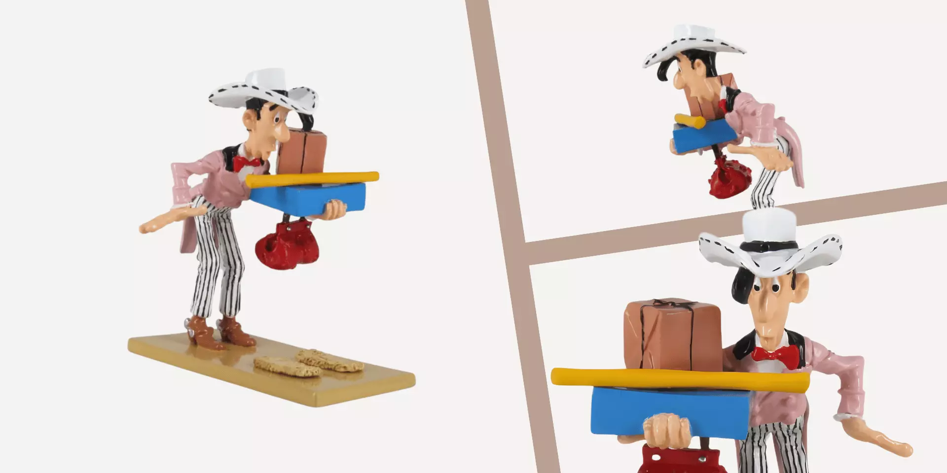 Figurine Pixi Lucky Luke Patins à parquet