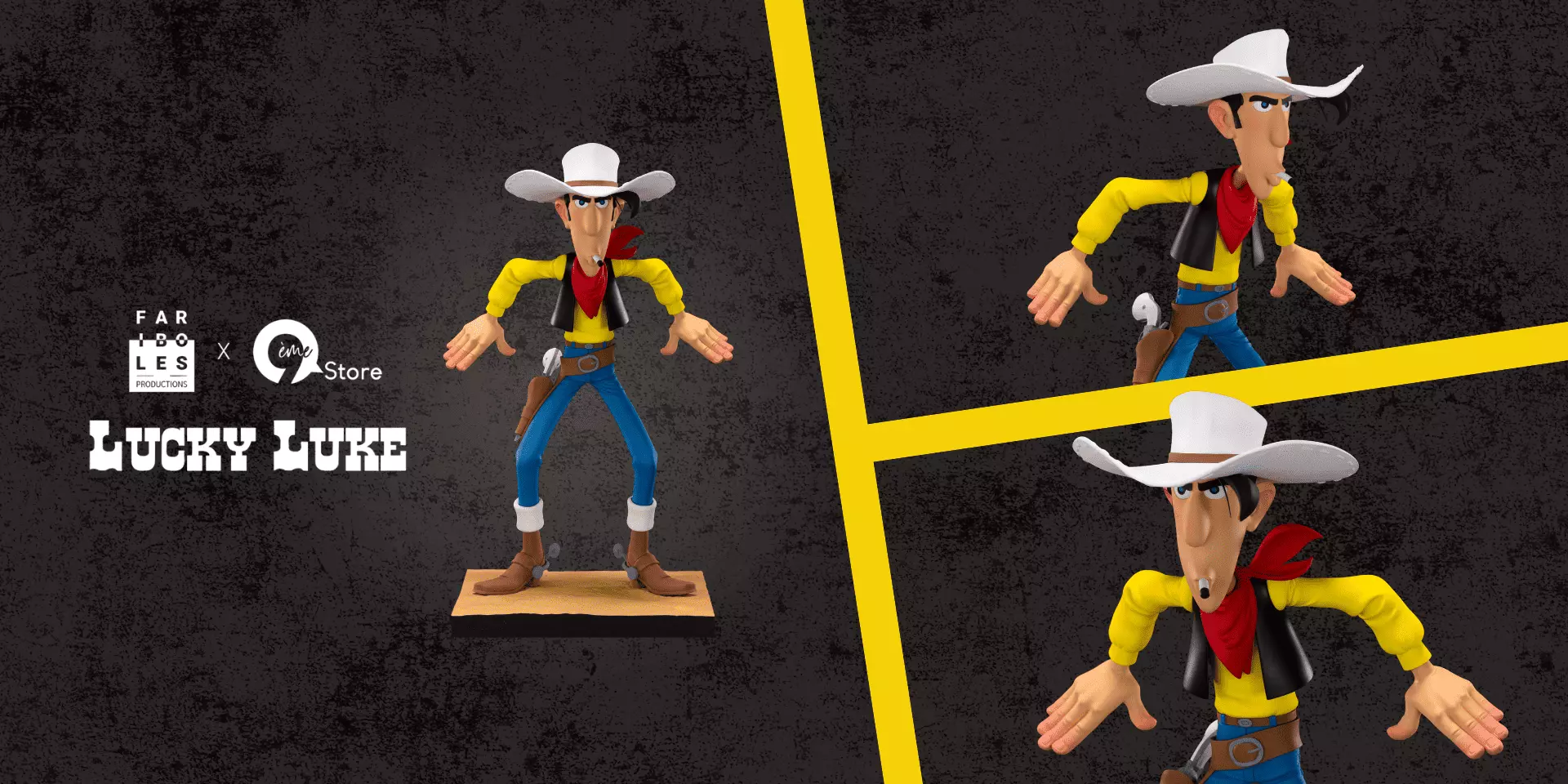 Figurine Lucky Luke Fariboles - Exclusivité 9e Store
