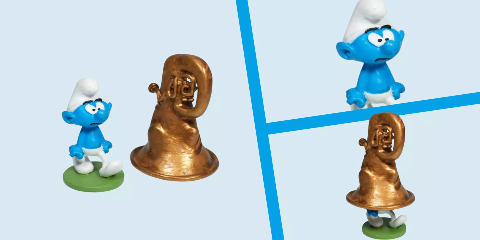 Figurine Pixi Origine - Le Schtroumpf et le tuba